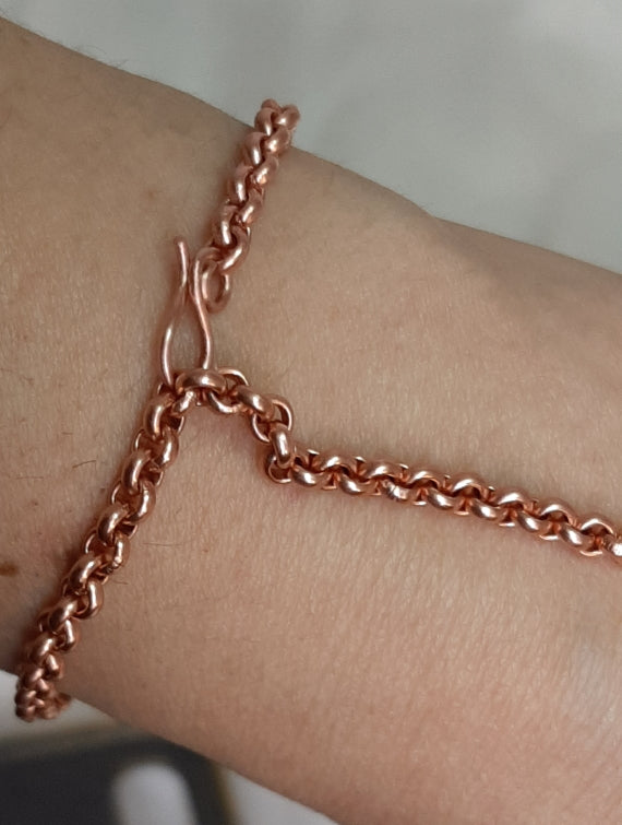 copper bracelet "Arwen"