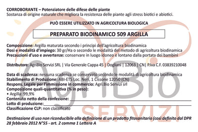 509 PREPARATO DI ARGILLA