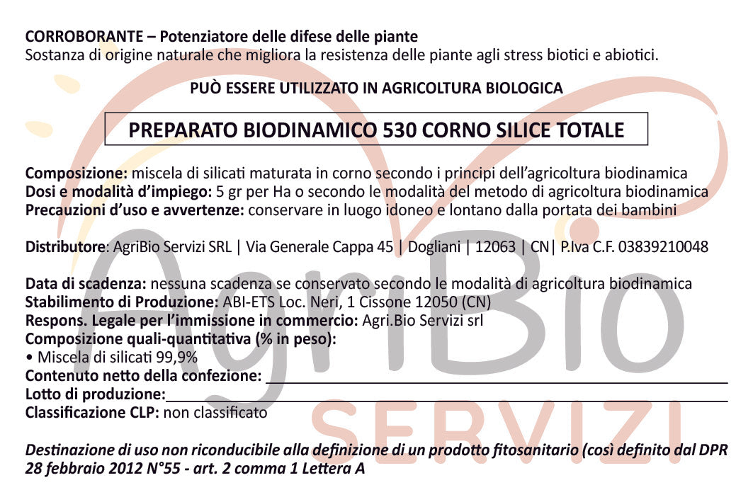 530 CORNOSILICATO COMPLETO