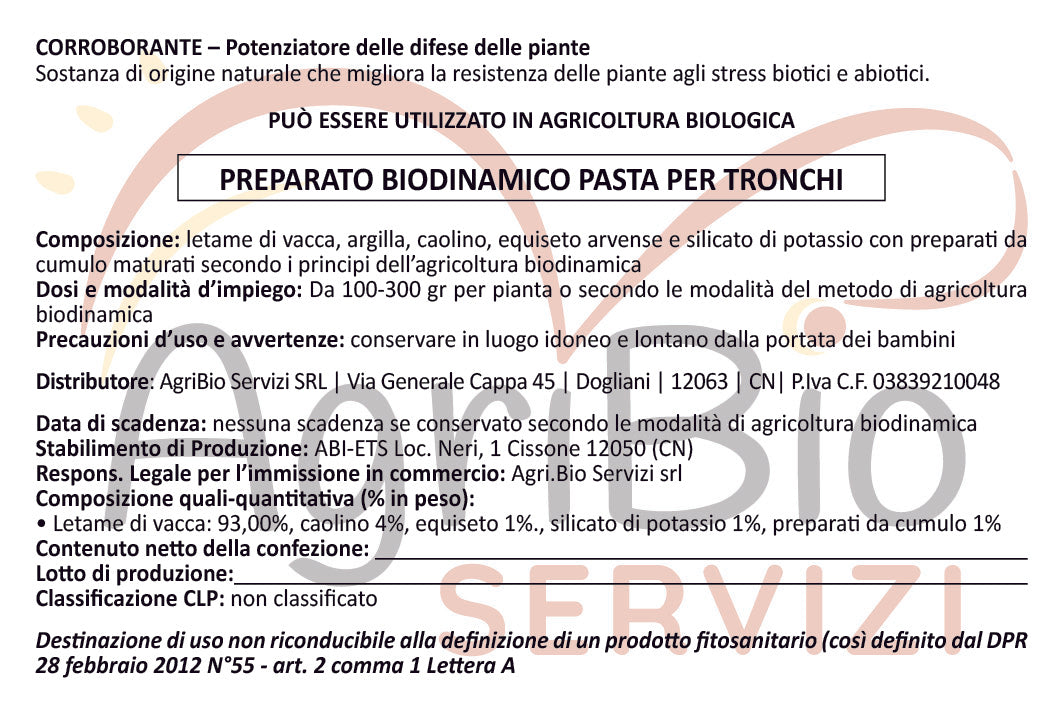 PASTA PER TRONCHI