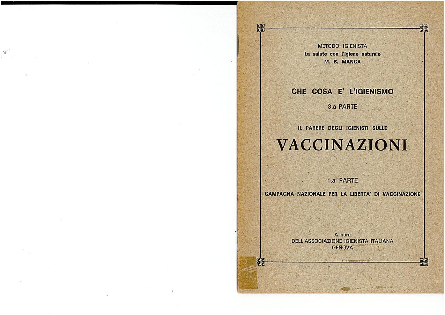 VACCINAZIONI - Associazione igienista italiana Genova