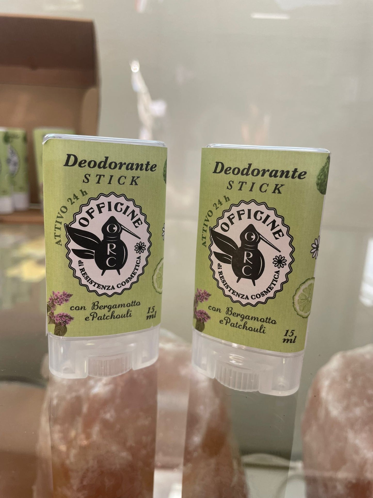 Deodorante solido bergamotto e patchouli