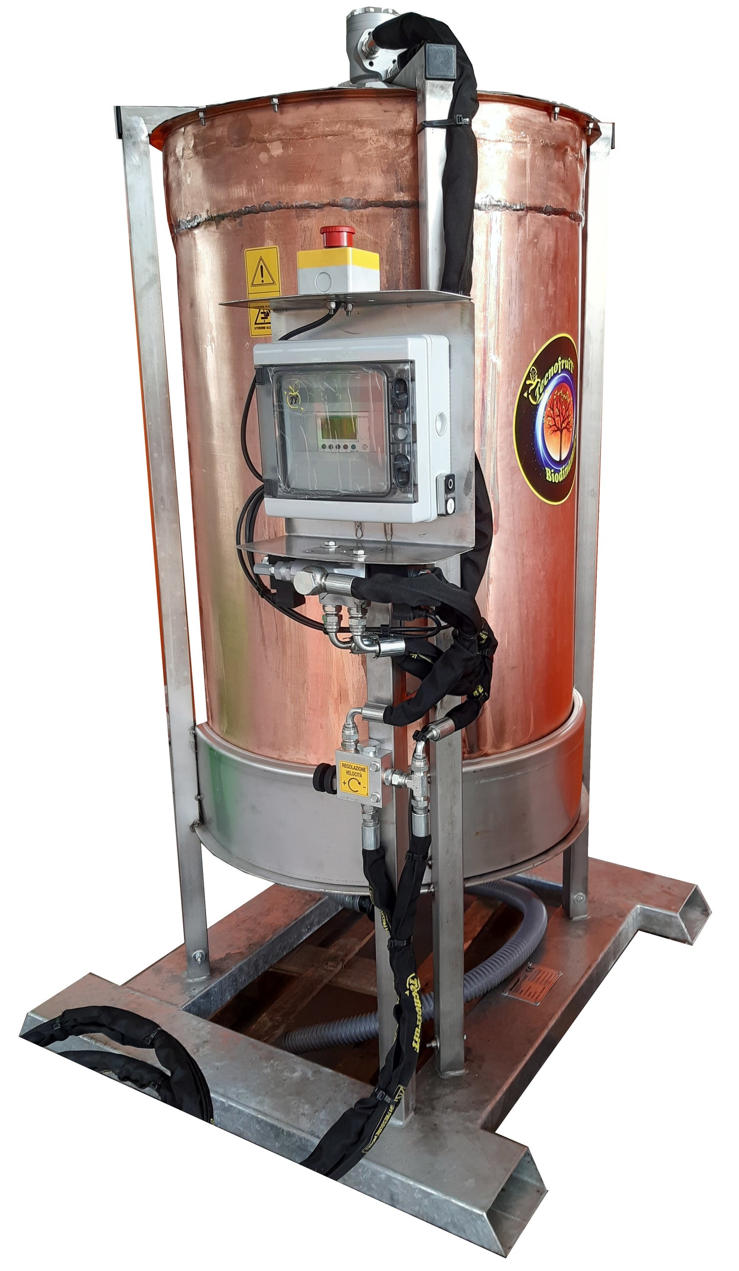 DINAMIZZATORE IN RAME CAPACITA' 200 L