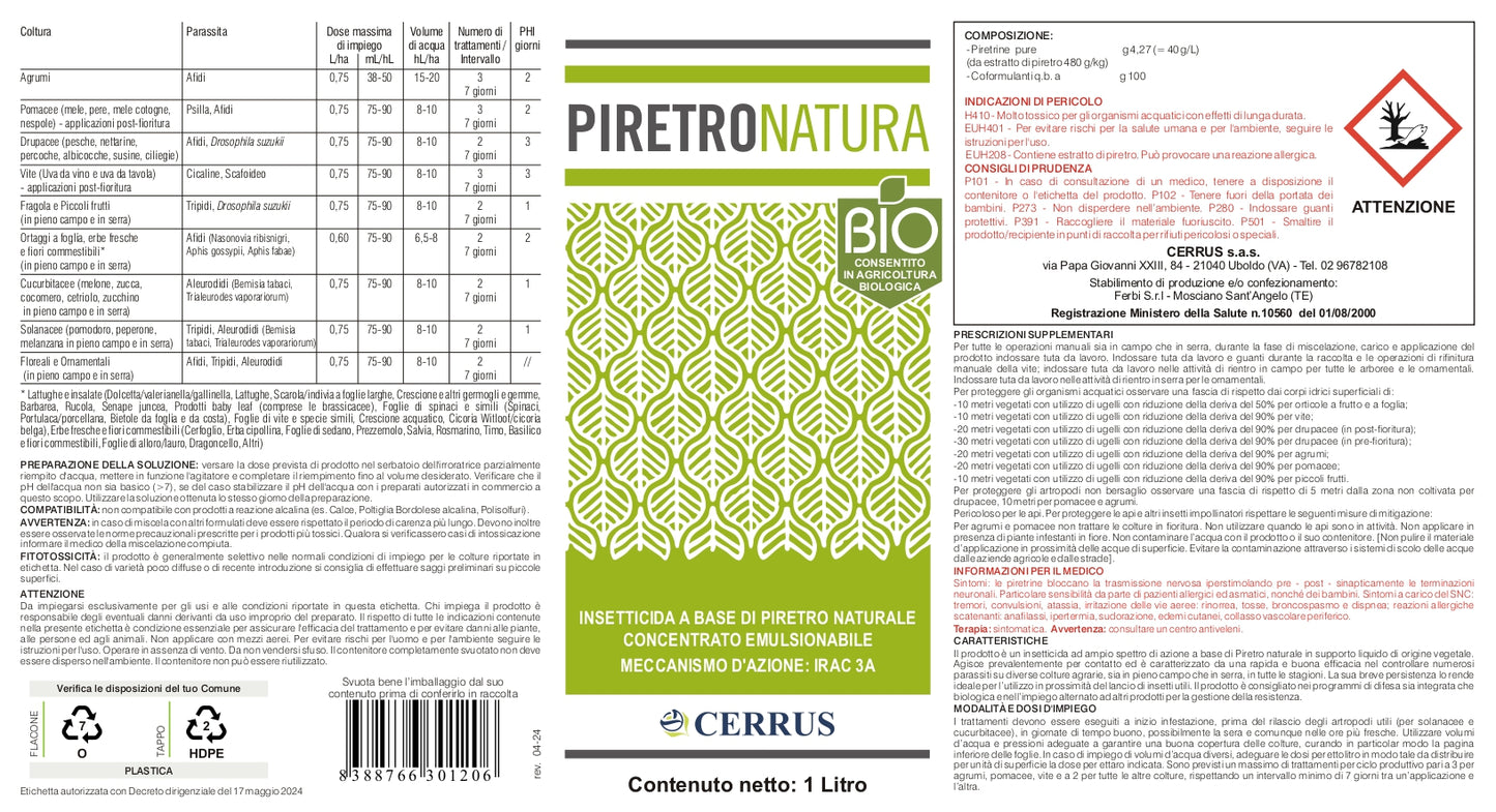 PIRETRO NATURA