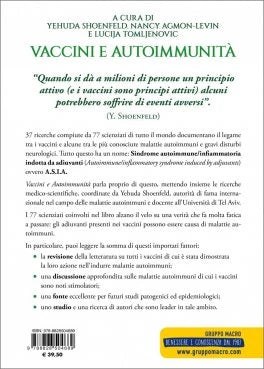 Vaccini e Autoimmunità. La più importante (e sconosciuta) ricerca scientifica sui vaccini - Yehuda Shoenfeld, Nancy Agmon-Levin, Lucija Tomljenovic