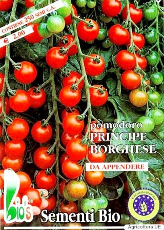 POMODORO CILIEGINO DA APPENDERE PRINCIPE BORGHESE - BIOSEME 3252