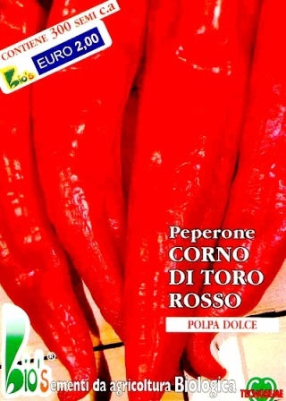 PEPERONE CORNO DI TORO ROSSO - BIOSEME 3002
