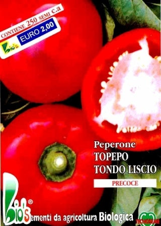 PEPERONE TOPEPO TONDO LISCIO - BIOSEME 3009