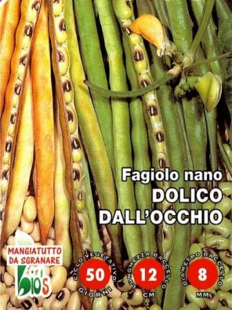 FAGIOLO NANO DA SGRANARE DOLICO DALL'OCCHIO - BIOSEME 2389
