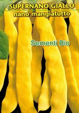 FAGIOLO NANO MANGIATUTTO SUPERNANO GIALLO PIATTO - BIOSEME 2390