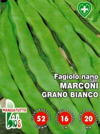 FAGIOLO NANO MANGIATUTTO SUPERMARCONI GRANO BIANCO - BIOSEME 2396