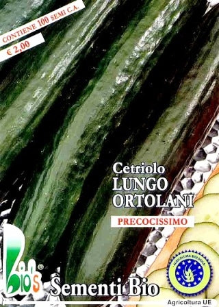 CETRIOLO LUNGO ORTOLANI - BIOSEME 1709
