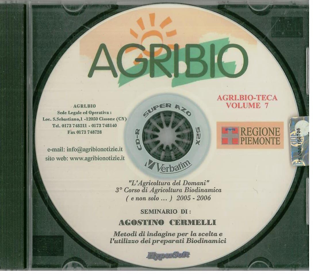 Metodi di indagine per la scelta e l'utilizzo dei peparati biodinamici VOL 7 - Agostino Cermelli