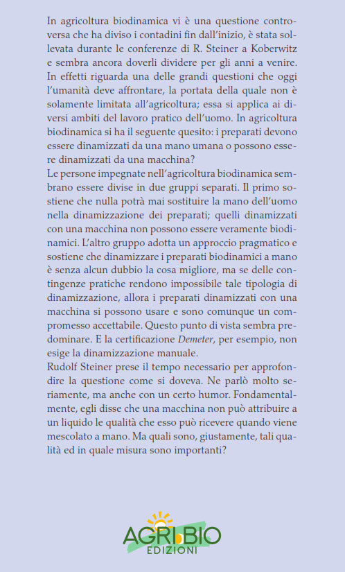 RIFLESSIONI SUI PRINCIPI COMUNI ALL’AGRICOLTURA BIODINAMICA, - PAUL EMBERSON