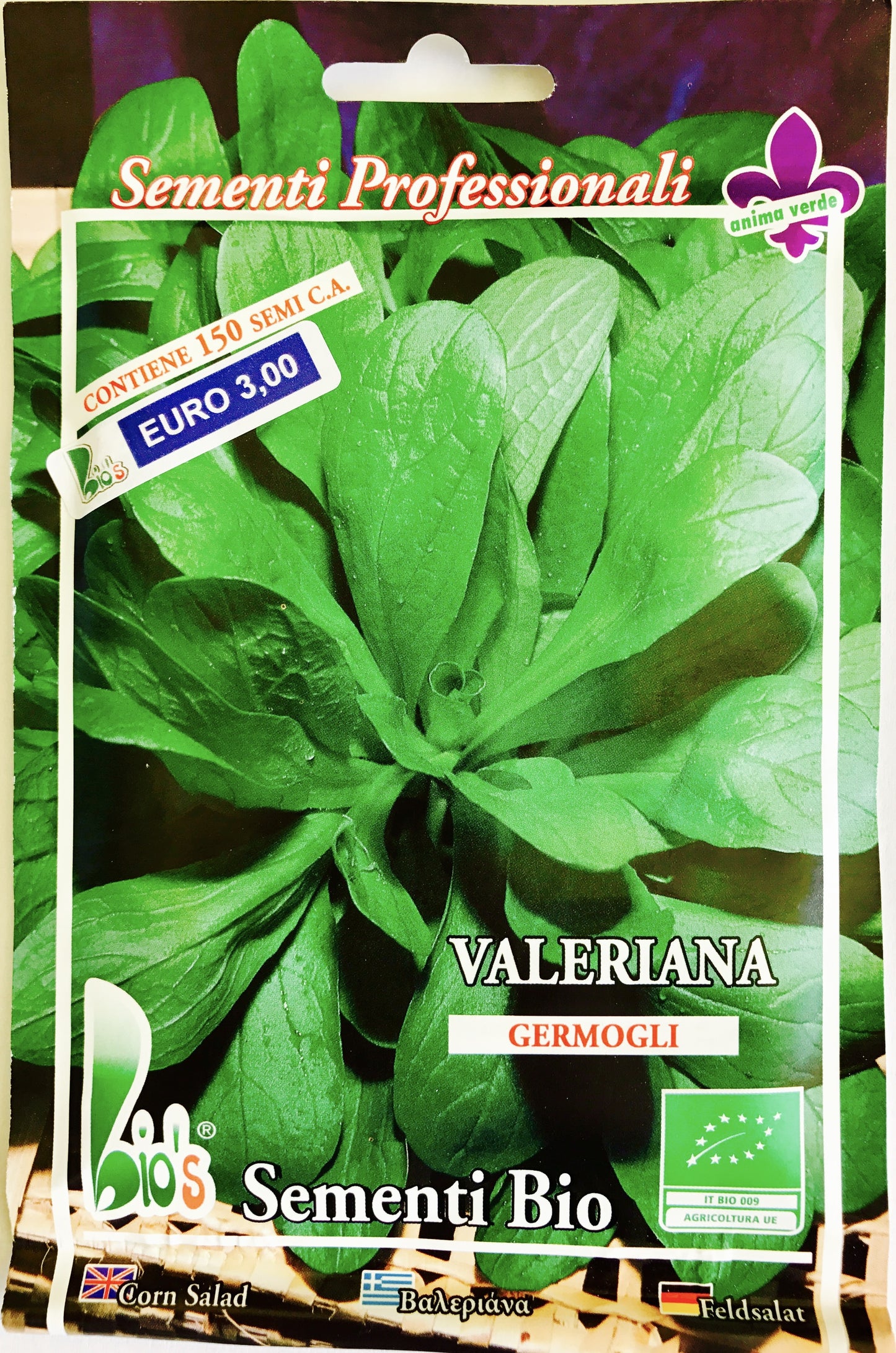 VALERIANA OLANDESE A SEME GROSSO - BIOSEME 4275