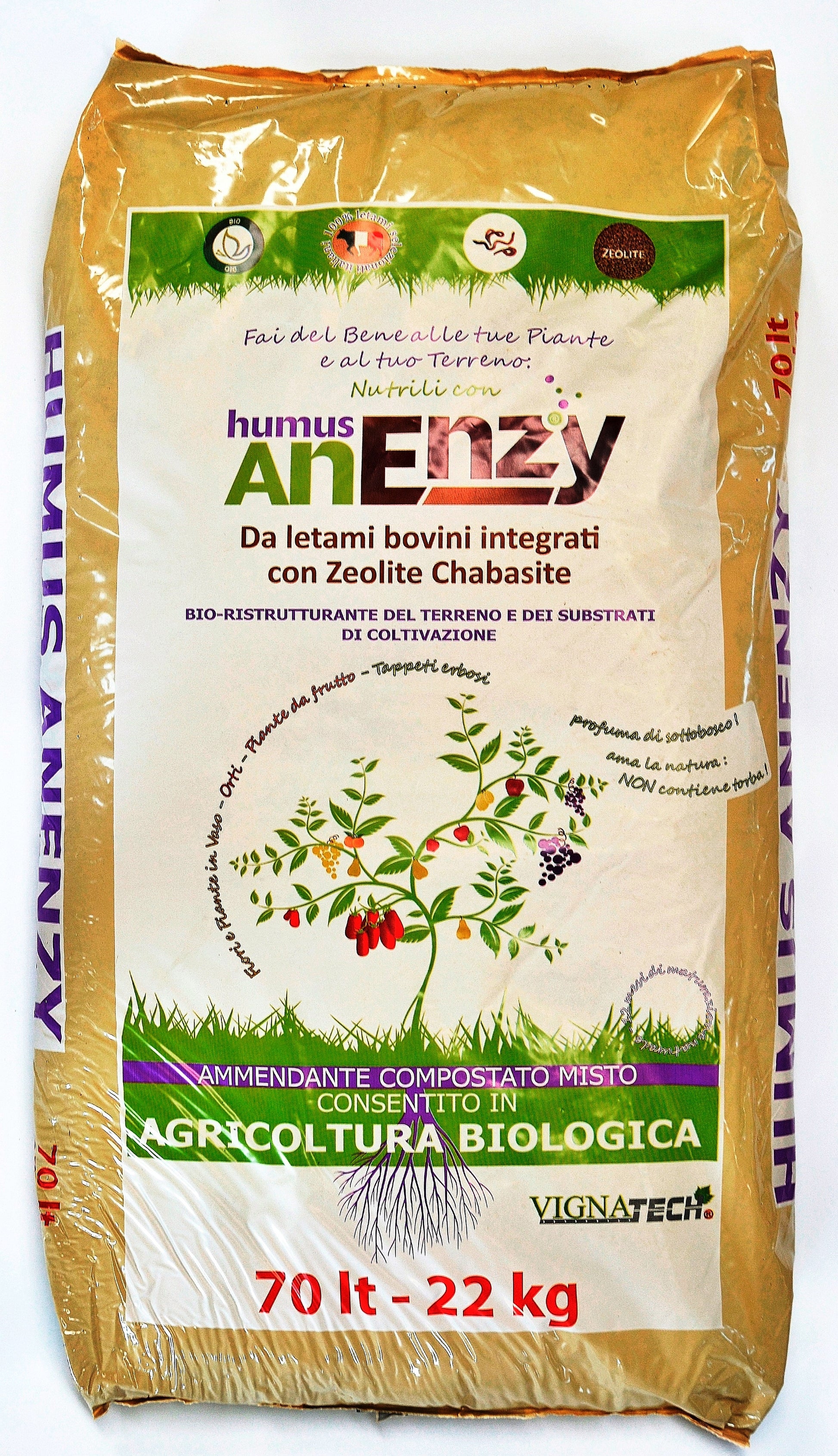 HUMUS ANENZY(R) CON ZEOLITE CHABATISE