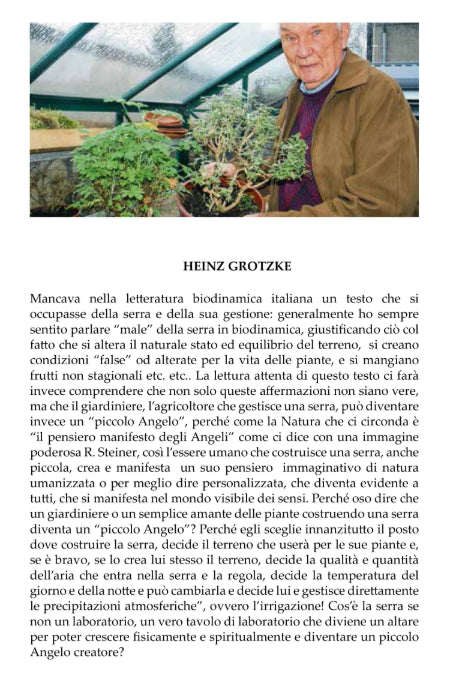 "LA GESTIONE DELLA SERRA BIODINAMICA" - HEINZ GROTZKE