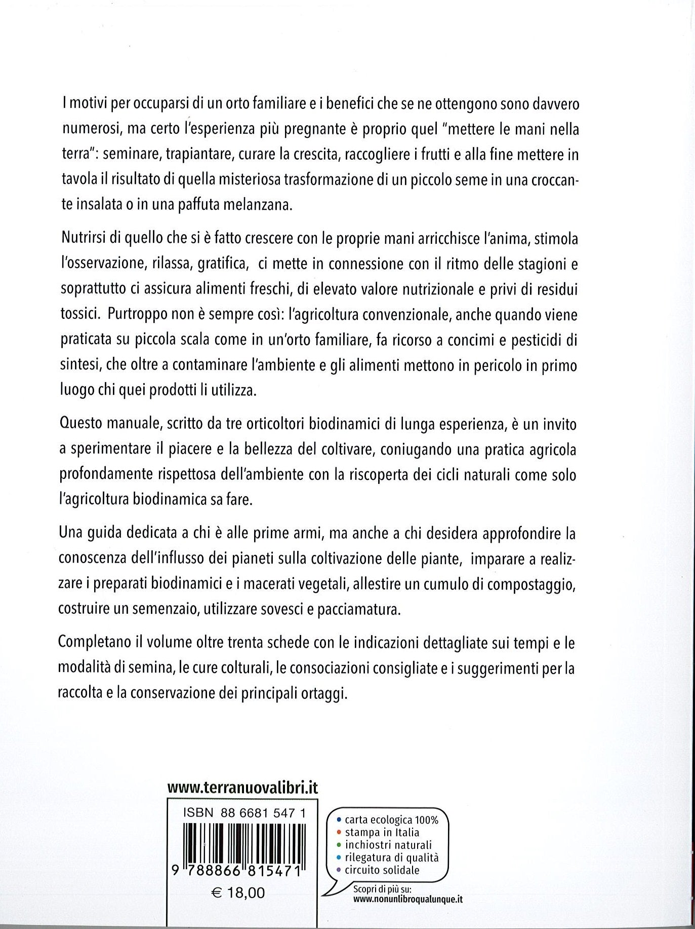 LA CURA DELL'ORTO E DEL GIARDINO BIODINAMICO - PAOLO PISTIS