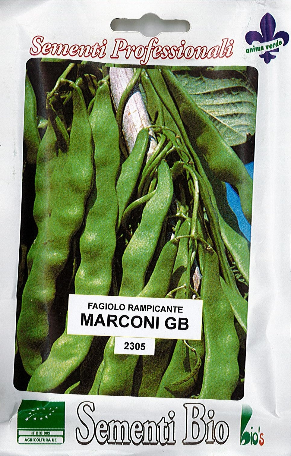 FAGIOLO RAMPICANTE MANGIATUTTO MARCONI A GRANO BIANCO - BIOSEME 2305