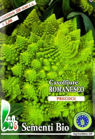 CAVOLFIORE VERDE ROMANESCO - BIOSEME 1109