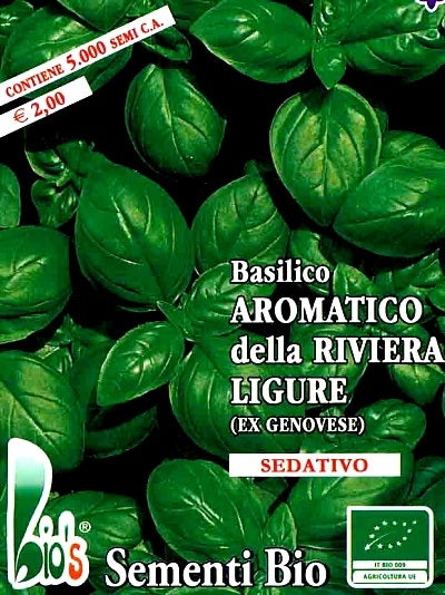 BASILICO AROMATICO DELLA RIVIERA LIGURE - BIOSEME 0530