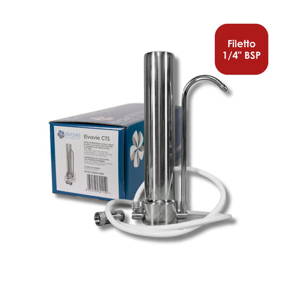 Depuratore acqua Sopra Lavello Eivavie® Cts in acciaio inox