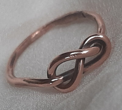 Anello nodo d’amore in rame