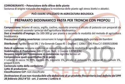 PASTA PER TRONCHI CON PROPOLI
