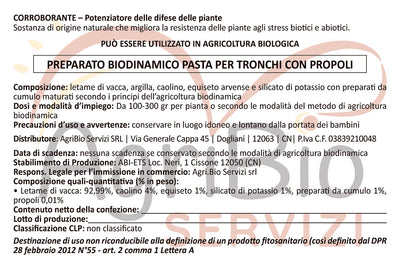 PASTA PER TRONCHI CON PROPOLI