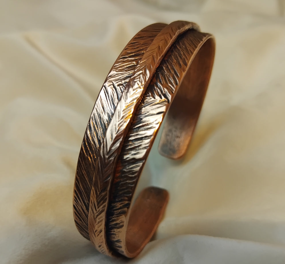 Bracciale in rame “Rodelinda” – modello spina –