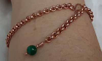 copper bracelet "Arwen"