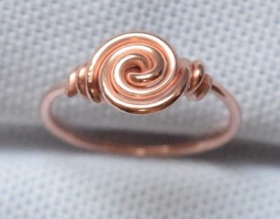 Anello in rame YinYang