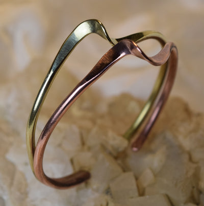 Bracciale “Talaxos” in rame ed ottone