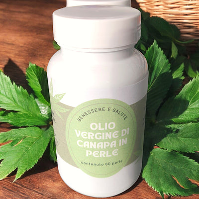 Olio vergine di canapa in perle (Vegan) – 60 perle