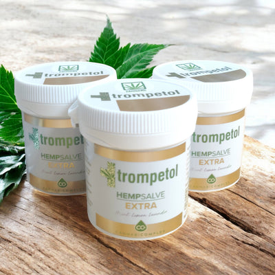 Trompetol Pomata Hempsalve Extra (Oro) Limone, Menta e Lavanda