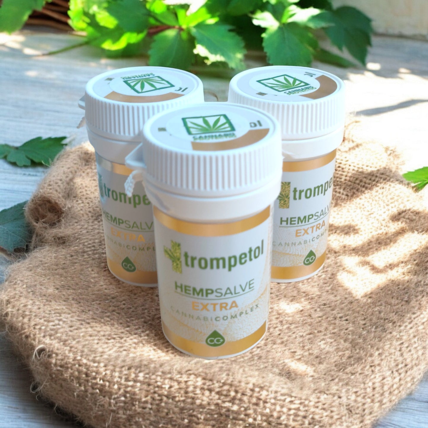 Trompetol Pomata Hempsalve Extra (Oro) Limone, Menta e Lavanda