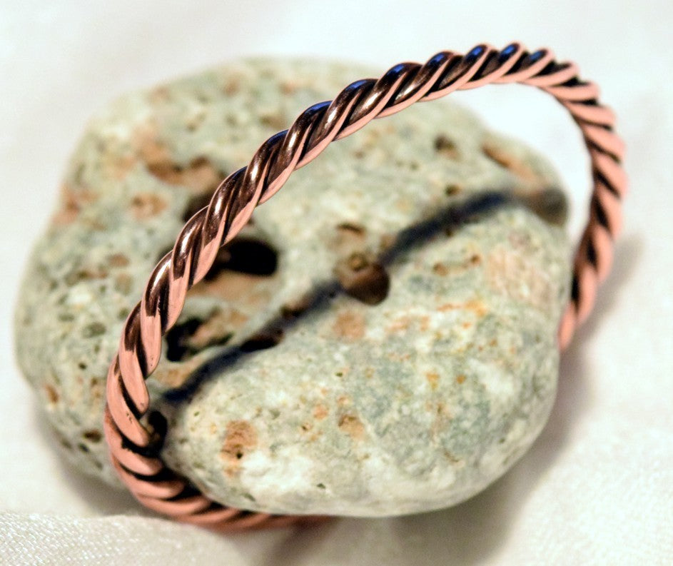 Bracciale in rame torsione “Eowyn”