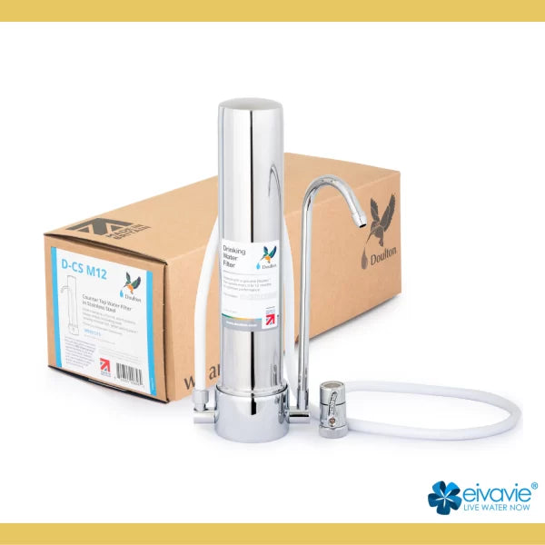 Unità di filtrazione acqua sopra lavello in acciaio inox EIVAP10BA0140M