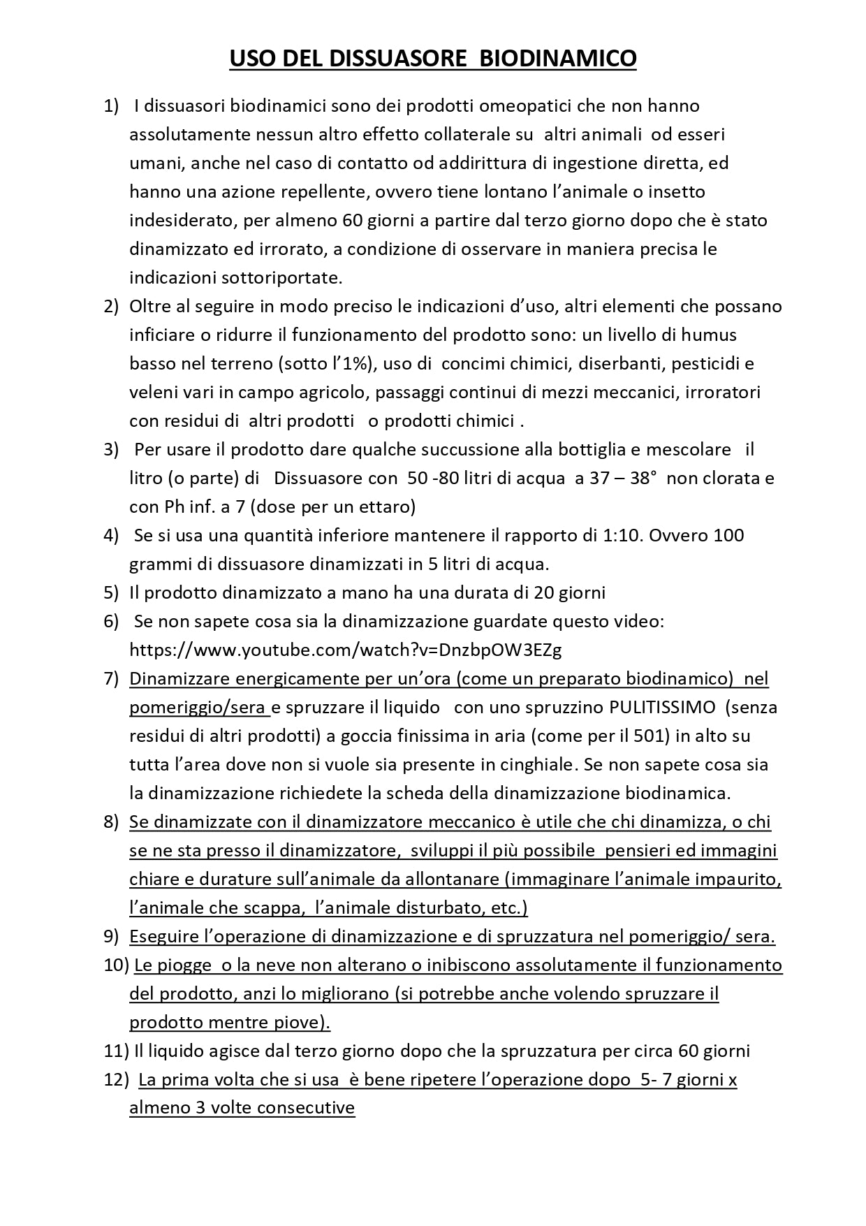 Dissuasore BioDinamico per Mosca dell'ulivo - 1L