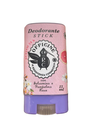 Deodorante solido gelsomino e pompelmo rosa