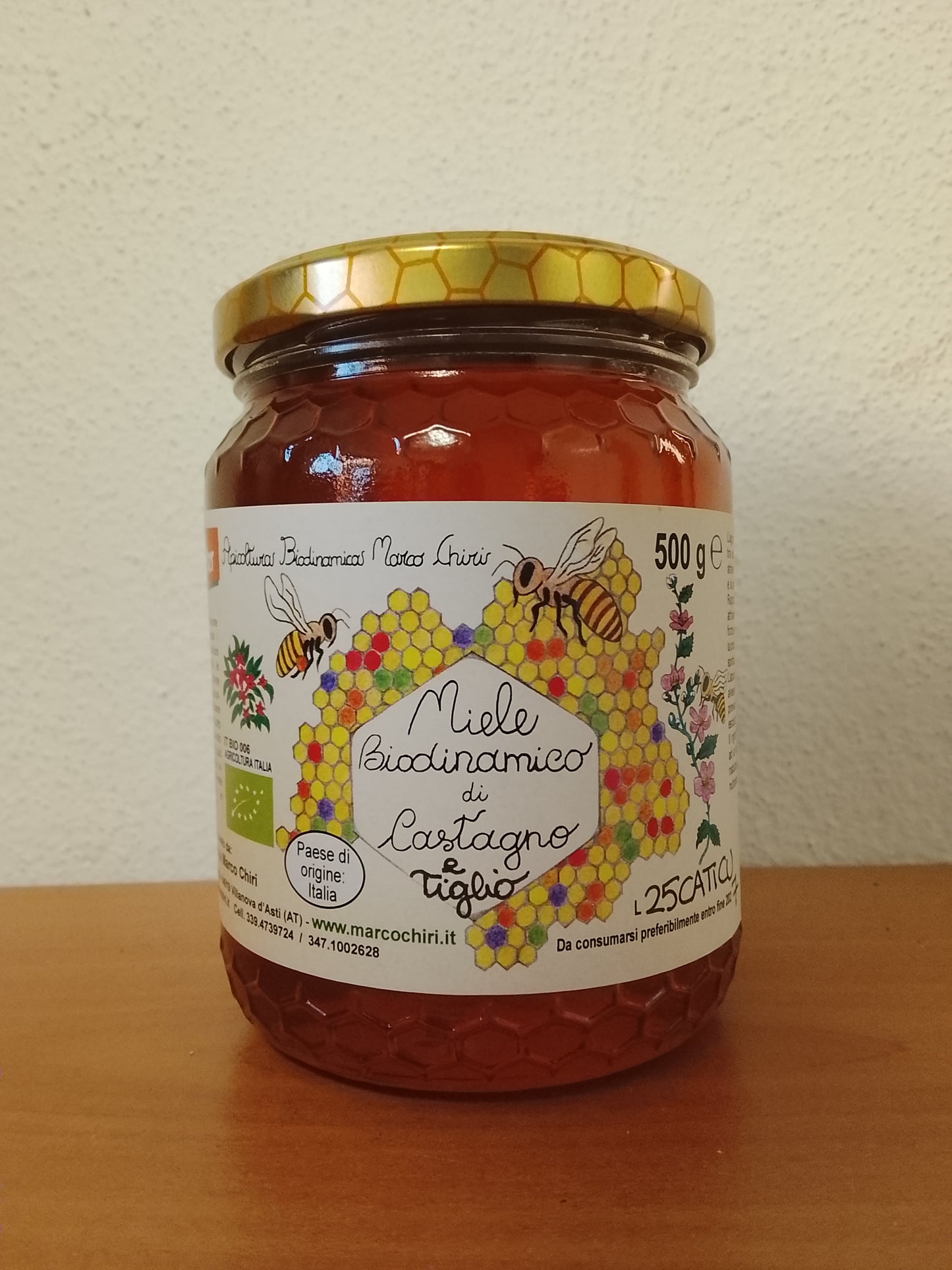 MIELE di CASTAGNO E TIGLIO - Marco Chiri - Agricoltura Biodinamica