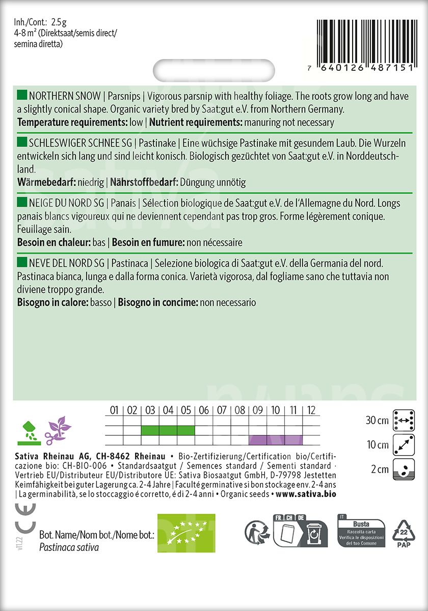 PASTINACA NEVE DEL NORD SG SATIVA pa90