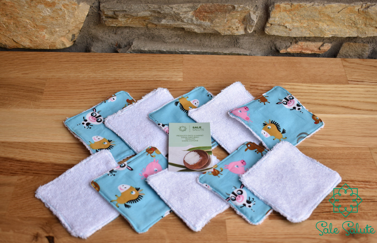 Washable baby wipes